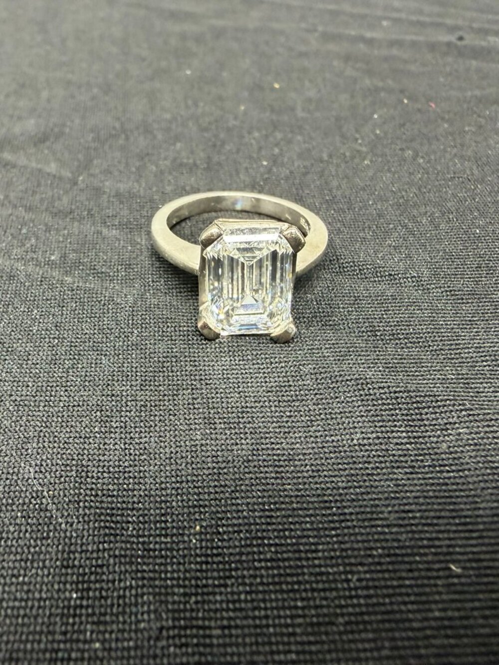 Certified 4.76ct VS2 F Color Lab Diamond Ring $7600 Appraisal